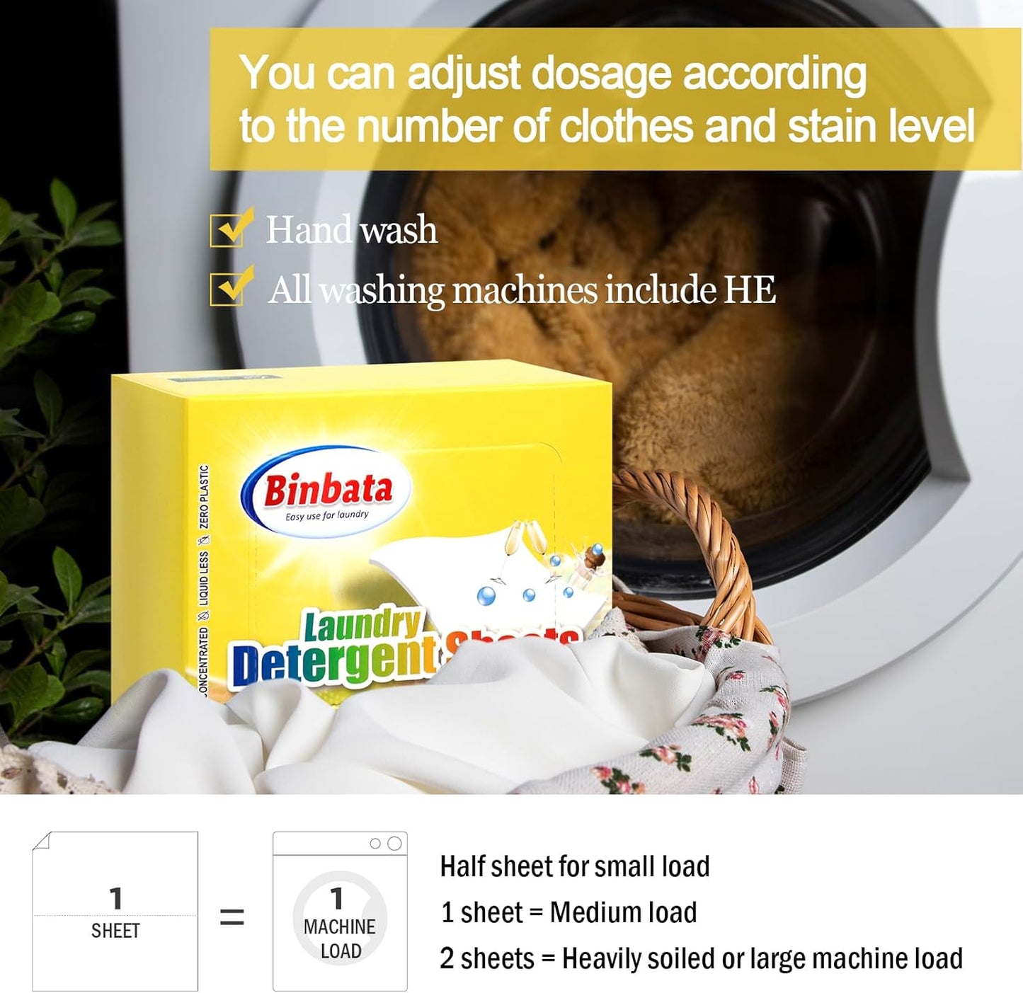 Laundry Detergent Sheets, Up To 128 Loads Champagne Scent Hypoallergenic Eco-Friendly Laundry Sheets, Biodegradable Plastic Free Liquidless Laundry Sheets Detergent Suitable for Sensitive Skin