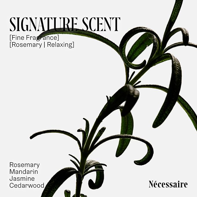 Nécessaire Rosemary Shampoo With Pump | Multi-Protien Strengthening Conditioner For Thinning Hair. For Women + Men. Good For All Hair Types/Textures. Color-Safe. 500 ml / 16.9 oz