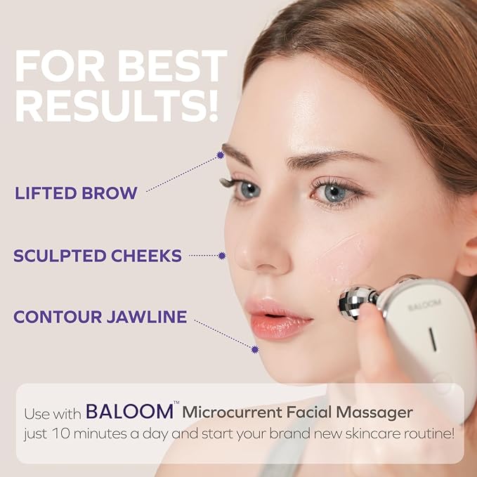 Collagen Booster Gel Serum for Korean Skin Care & Microcurrent Face Massagers, Filled With Collagen Capsules, Hydrating & Nourishing & Revitalizing Facial Gel for Skin Care 3.38 Fl Oz