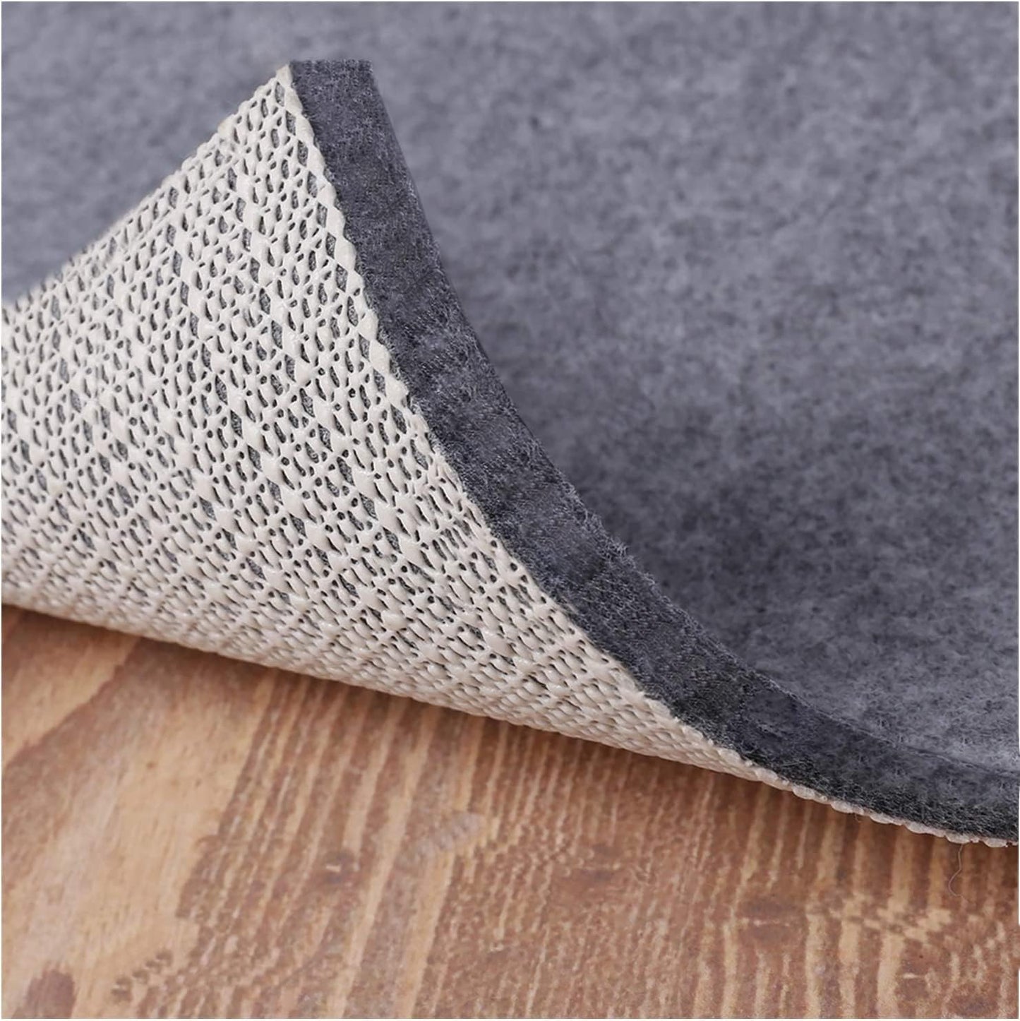 Non Slip Rug Pad Grippers - 2.5x13, 1/4" Thick, Felt + Rubber Double Layers Area Carpet Mat Tap, Provides Protection and Cushioning for Hardwood or Tile Floors