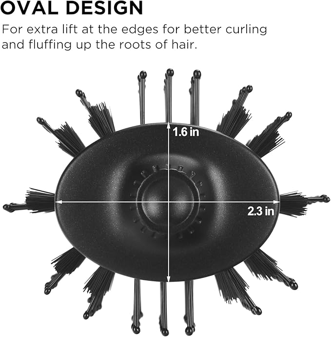 Hot Air Brush, Aima Beauty Salon One-Step Hair Dryer and Volumizer, 4-in-1 Upgrade Hair Dryer Brush, Blue