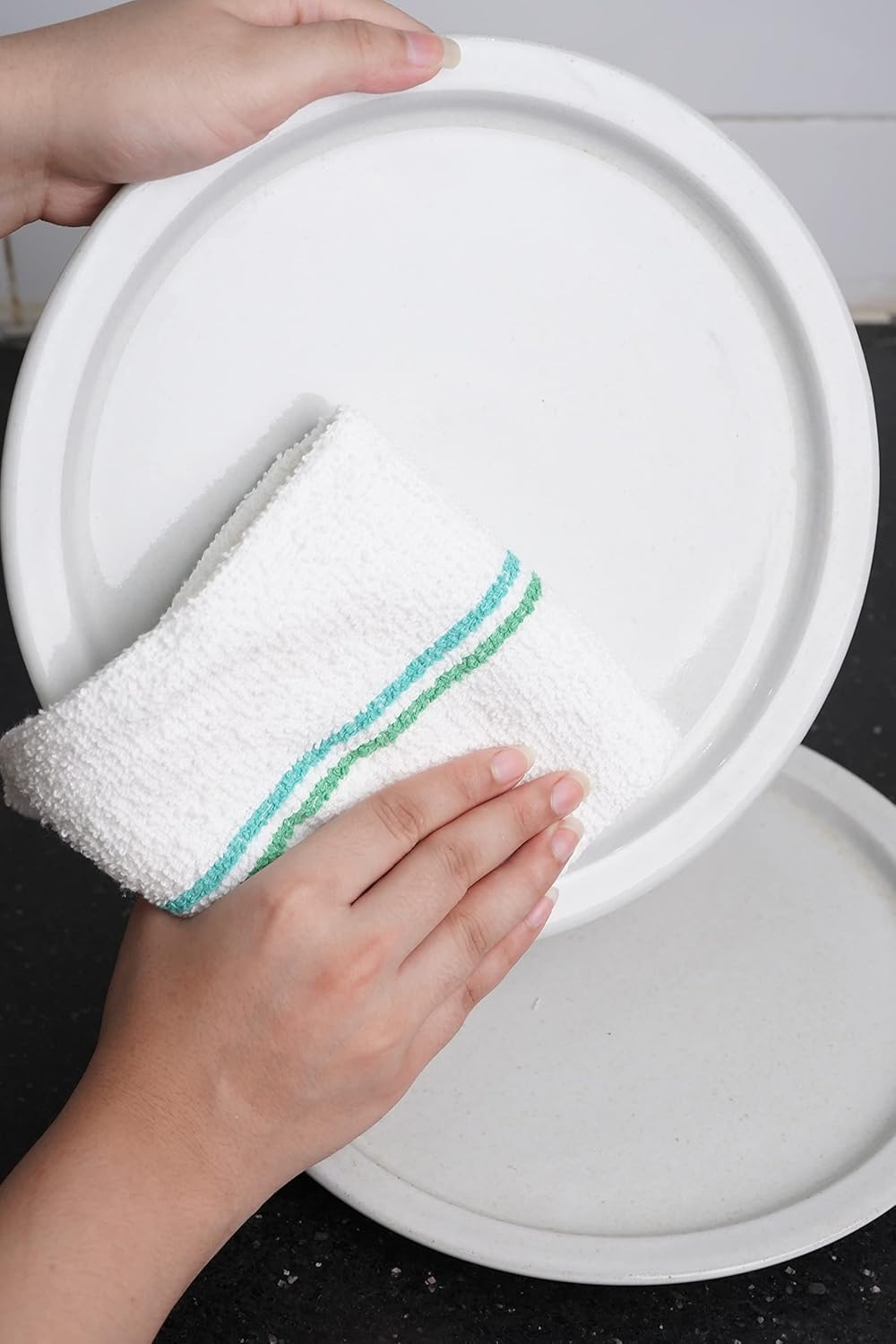 Avalon Towels Terry Bar Mop Towels (Value Pack of 12) Size 16"x19" – Absorbent and Durable, Multipurpose Cleaning Rags, Cotton Cleaning Cloths, Terry Cloth Rags, Reusable Shop Rag