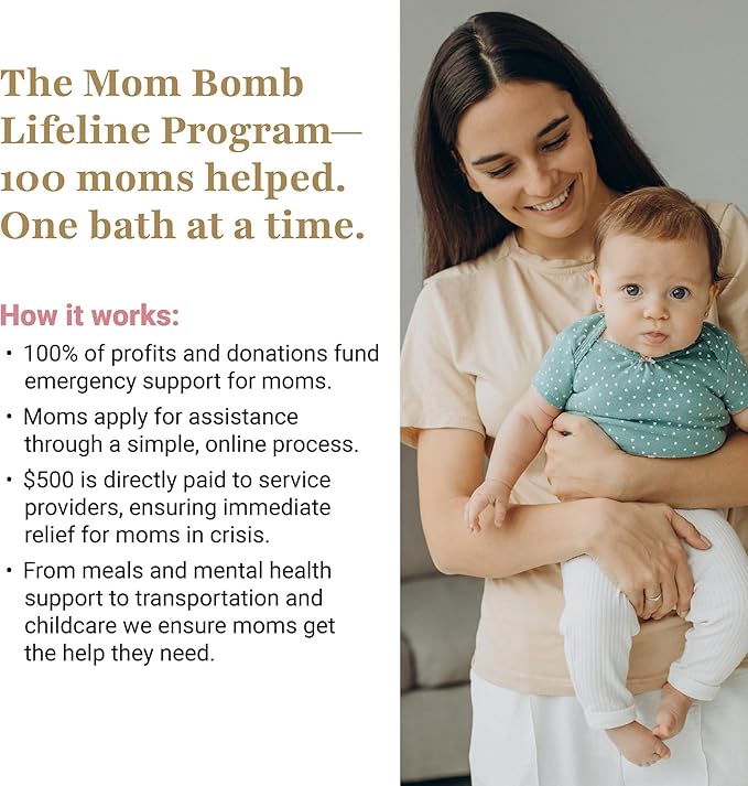 Mom Bomb Eucalyptus and Rose Epsom Salt Bath Soak – Natural Magnesium Salt with Essential Oils – Relaxing Aromatherapy for Stress Relief, Muscle & Foot Soak – Made in USA, 3 lbs