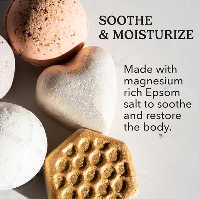 PACHA SOAP Co. Froth Bath Bomb, Pacha Peaces, Uplift, 2-Pack (8-Pieces) - Scents of Almond, Coconut, and Patchouli, & Lemongrass - Nourishing, Moisturizing, Naturally Derived & Handcrafted in The USA