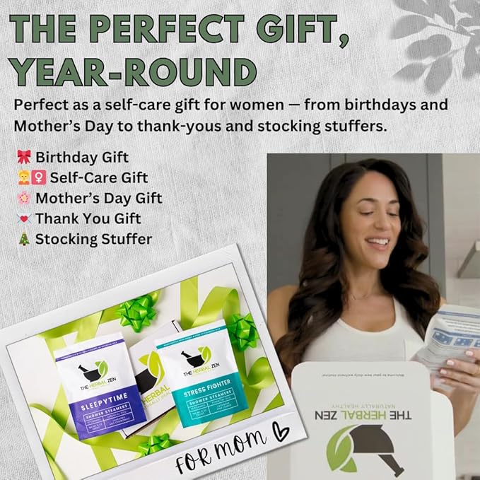 Aromatherapy Shower Steamers Gift Set, Shower Bombs Made in The USA, Relaxation Gift for Women, Lavender Shower Steamers for Women, Eucalytus Shower Steamer, Mothers Day Gifts