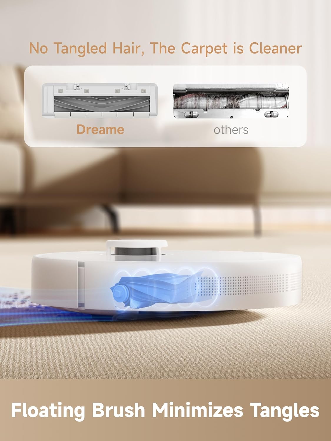 DREAME D10 Plus Gen 2 Robot Vacuum and Mop with Self Emptying Base for 90 Days of Cleaning, 6000 Pa Suction and LiDAR Navigation, Obstacle Avoidance, Wi-Fi Connected