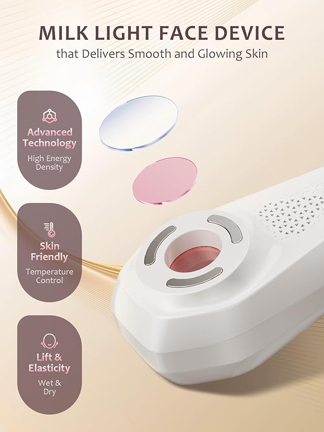 INTEO Facial Massager Tool, Beauty Device for Face and Full Body, Portable Face Lift Device for Skin Care, Against Dullness, Neck Massager for Women
