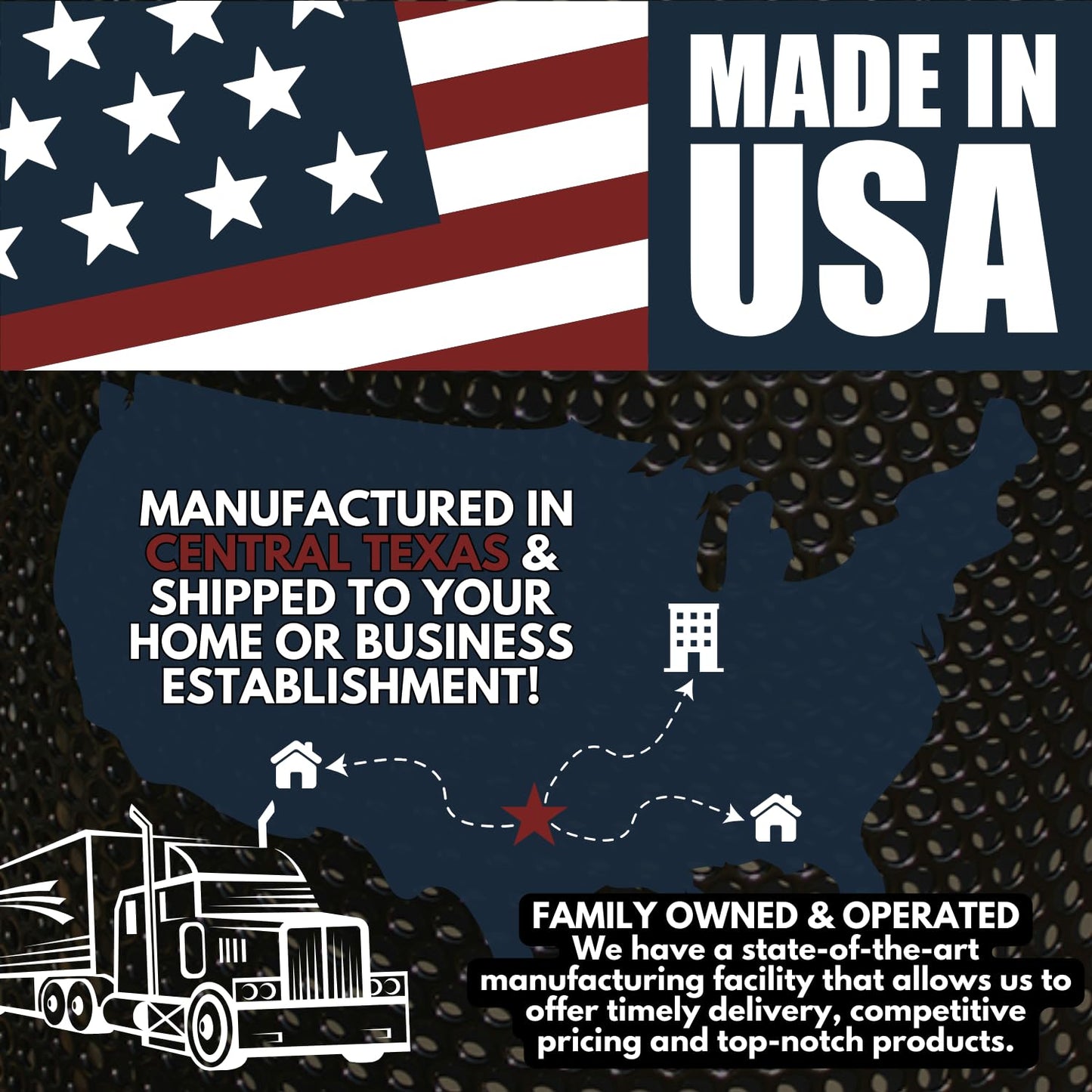 COATEDOUTDOORFURNITURE 32-Gallon Heavy-Duty Expanded Metal Round Trash Receptacle, Commercial Outdoor Waste Bin with Liner & Black Flat Top Lid – Made in America (Textured Copper)