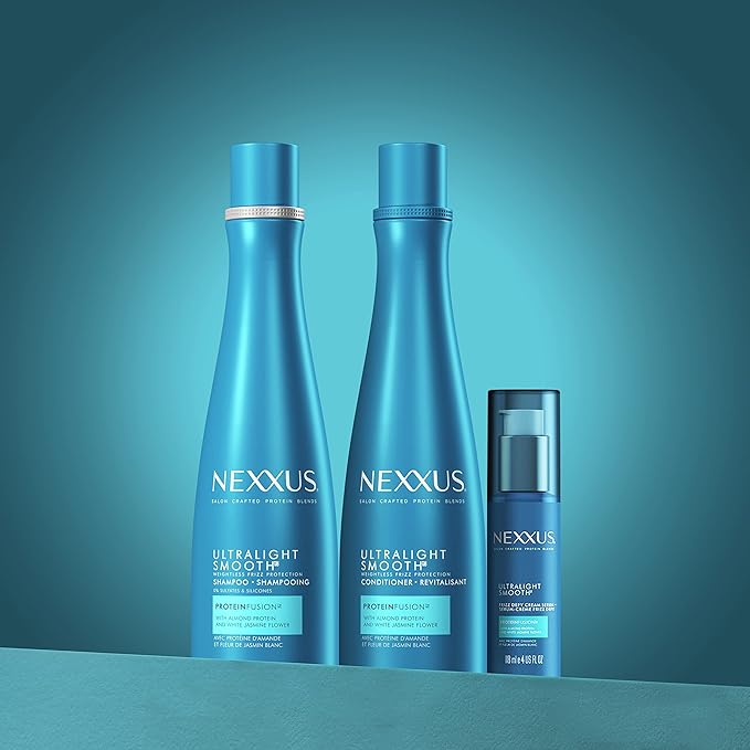 NEXXUS Ultralight Smooth Shampoo for Dry and Frizzy Hair Weightless Smooth Hair Treatment to Block Out Frizz 13.5 fl oz