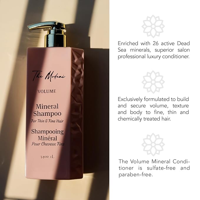Volume Mineral Shampoo & Conditioner (34oz/1 Liter)