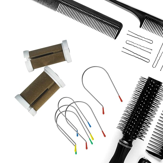 Hot Curler Clips Replacement Hot Roller Clips Rollers Securing Pins Fits 2 inch Hot Rollers Curlers (2”,20PCS)