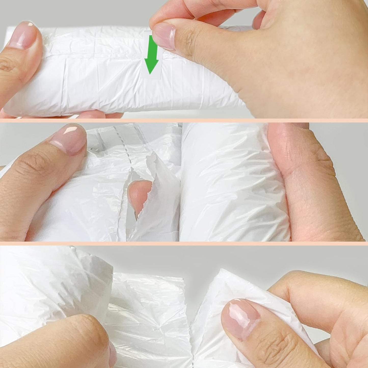 13 Gallon Tall-Kitchen-Garbage Bags Drawstring Trash-Bag - White 52 Count Large Recycling Compactor Recycle Gal Plastic Unscented Can Bulk Liners Waste Basket Inwaysin