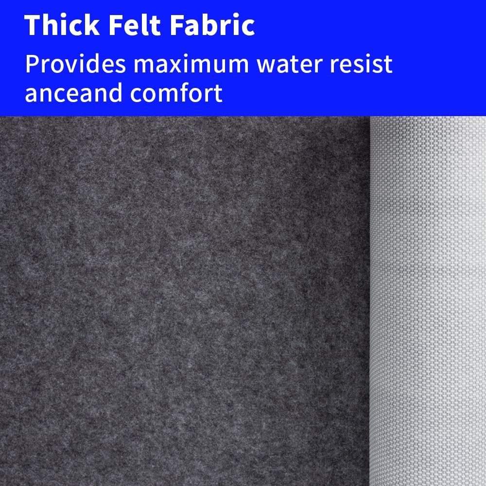 100% Waterproof Non-Slip Rug Pad 9x12 for Large Area Rugs Durable Felt Floor Protection pad for All Floors, Suitable for Cutting. Rug Pads Keep Rugs in Place and Provide Cushioning