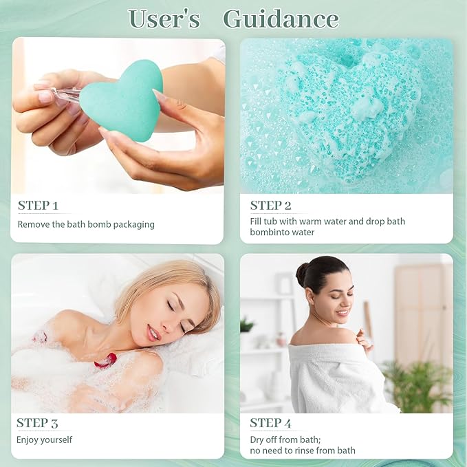 12 Pcs XXL Bath Bombs for Women Gift Set, Organic Natural Bubble Bathbombs for Girlfriend, Her, Girls, Wife, Shea & Coco Butter Dry Skin Moisturize, SPA Relaxing Aromatherapy, Mothers Day Gift