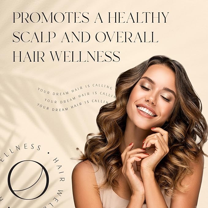 Olegna Biotin Hair Growth Oil for Women - Hair Serum for Frizzy and Damaged Hair - Prevents Hair Loss & Breakage - With Vitamin D & E + Hyaluronic Acid - 2oz