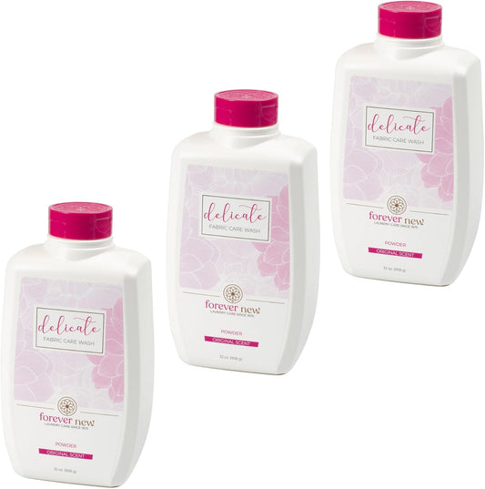 FOREVER NEW Granular Detergent Powder - Delicate Laundry Care Wash - Original Scented, 96 oz. (32 oz. 3 Pack)