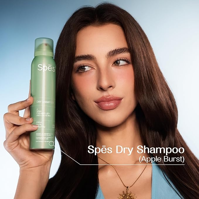 Instantly Fresh Dry Shampoo,No White Residue, Absorbs oils,Refreshing Volumizing Hair Dry Shampoo 6.08 FL.OZ*2,Apple Burst(2-pack)