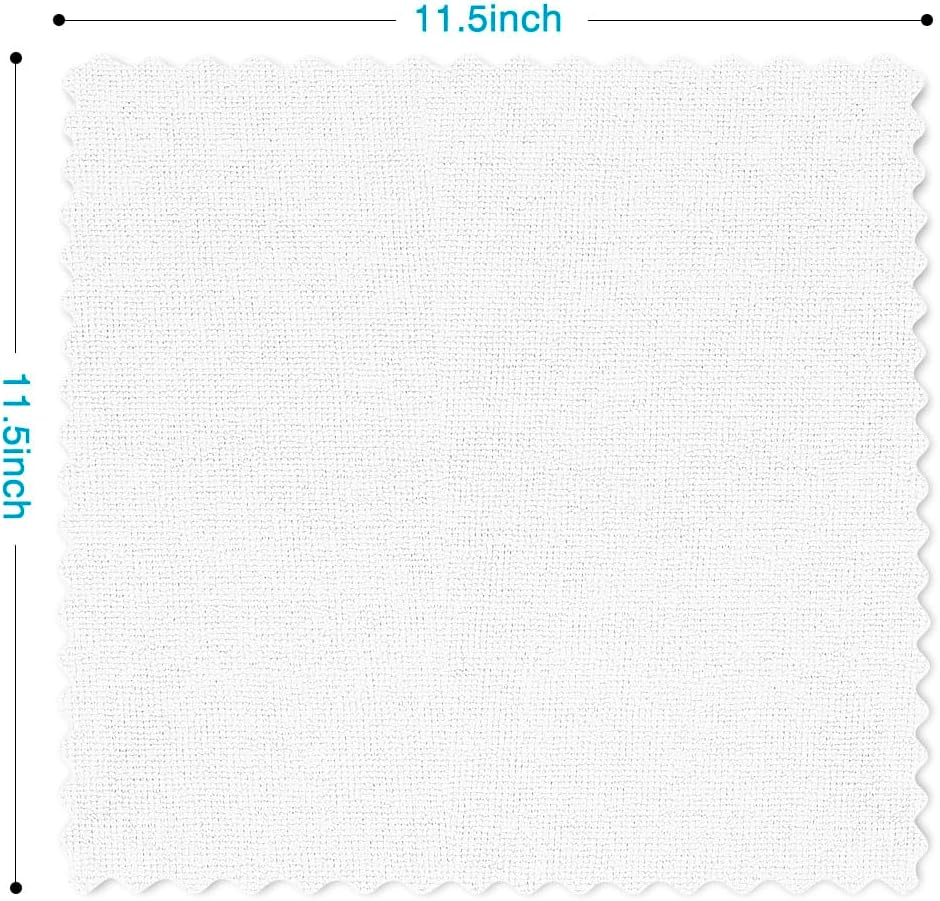 Orighty Cleaning Cloths Bulk, 150 Pack Shop Rags Reusable, Multi-Purpose Shop Towels for Cars, Microfiber Cleaning Rags for Automotive, Mechanic, Kitchen, Lint Free Towels 11.5’’ x 11.5’’, White