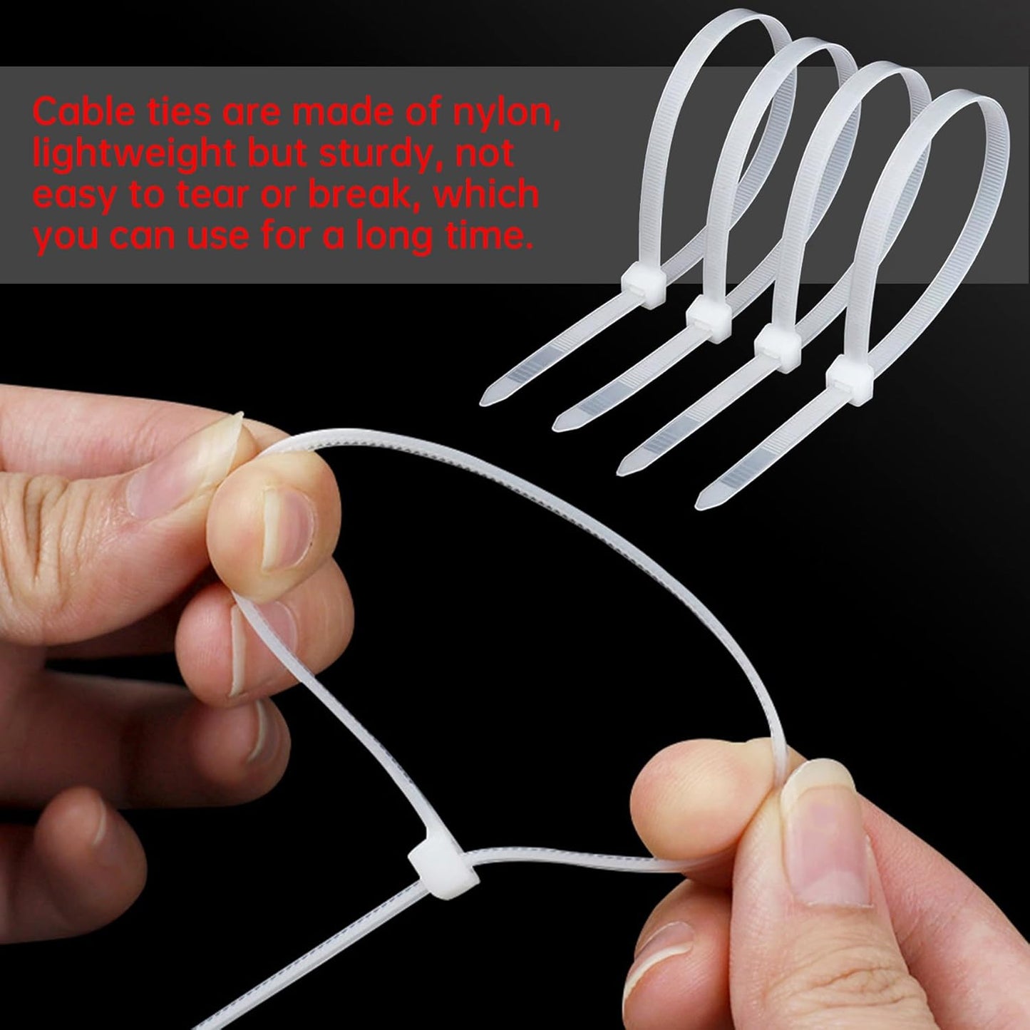 32-Piece Lint Trap and Cable Ties Set for Washing Machine, Includes 8 Nylon Mesh Lint Traps and 24 Cable Ties, Easy and Effective Lint Filtration (White)