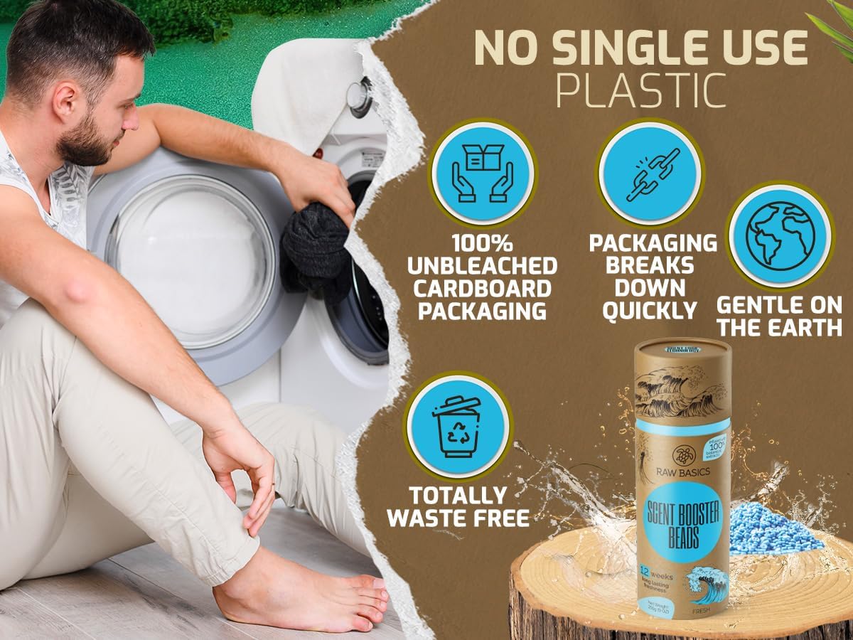 Scent Boosters for Washer, Fresh Aroma - Bulk Laundry Booster Beads and Fabric Smell Deodorizer - In Wash Odor Eliminator Pods for Fresh Scented Clothes