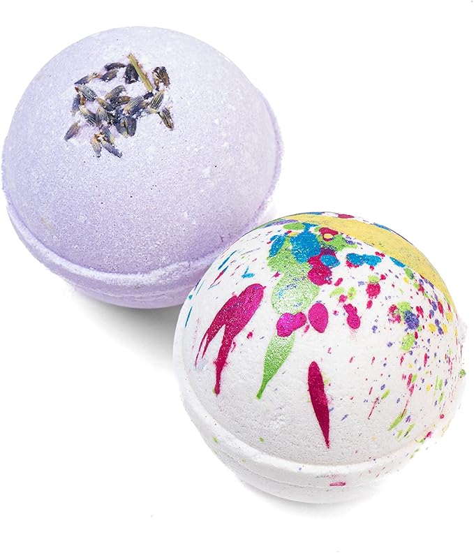 Large Handmade Bath Bombs, 6 Pack, All Natural, Made in USA, 5-6oz Each