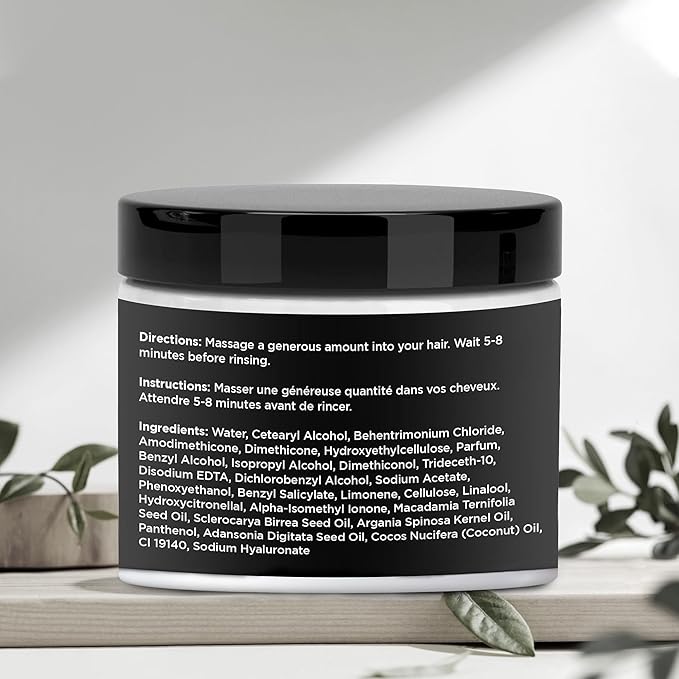 HerStyler Argan Oil Hair Mask - Repair Mask for Dry Damaged or Frizzy Hair - Conditioning and Moisturizing - 9.46 Fl. Oz.