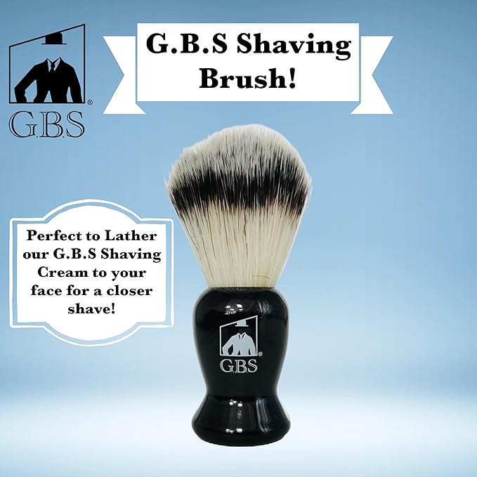G.B.S Shaving Kit for Men with Safety Razor, Sandalwood Shaving Cream, Men’s aftershave, Pre-Shave Oil, Shaving Brush