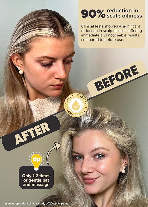 I DEW CARE Dry Shampoo Powder - Tap Secret Orignal + Refill 2 Pack | With Black Ginseng, Non-aerosol, Benzene-free, Mattifying Root Boost, No White Cast, Travel Size, Hair Volume