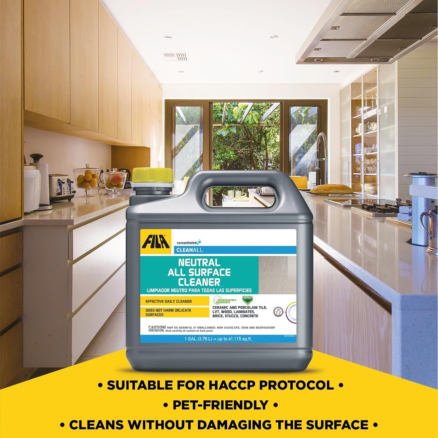 FILA Surface Care Solutions CLEANALL Neutral All Surface Cleaner, 1 Gallon