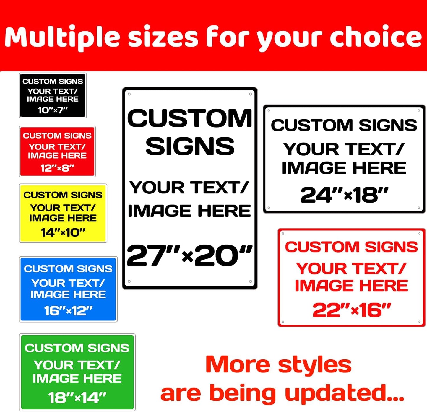 customizable sign,Aluminum Weatherproof Metal Sign Multiple Sizes Custom Personalized Text And picture Here,Traffic Regulation Horizontal Street Signs,hazard sign,garden sign,custom door sign,