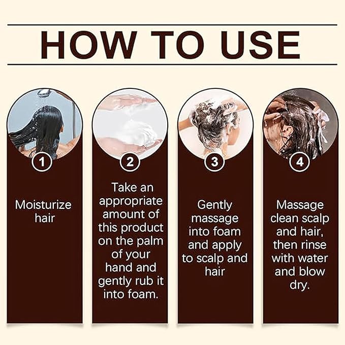 2 pcs Anti Hair Loss Shampoo,Anti-hair Fall Promote Hair Growth, Rich in Various Plant Extracts Shampoo,For All Hair Types,10.55fl oz (2pcs)