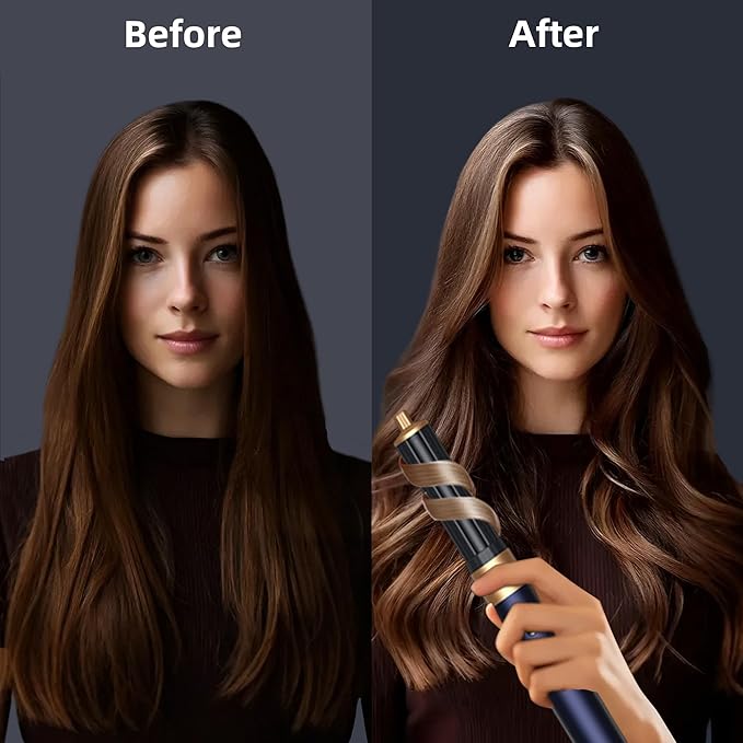 Air Styler Hair Dryer Brush,Multi-Styler with Auto-Wrap Curlers,Hot Air Hair Styler & Dryer Set,Anti-Flying Warping,Ionic,Hot Shunfa,Styling Without Heat Damage,with Protective Travel Case
