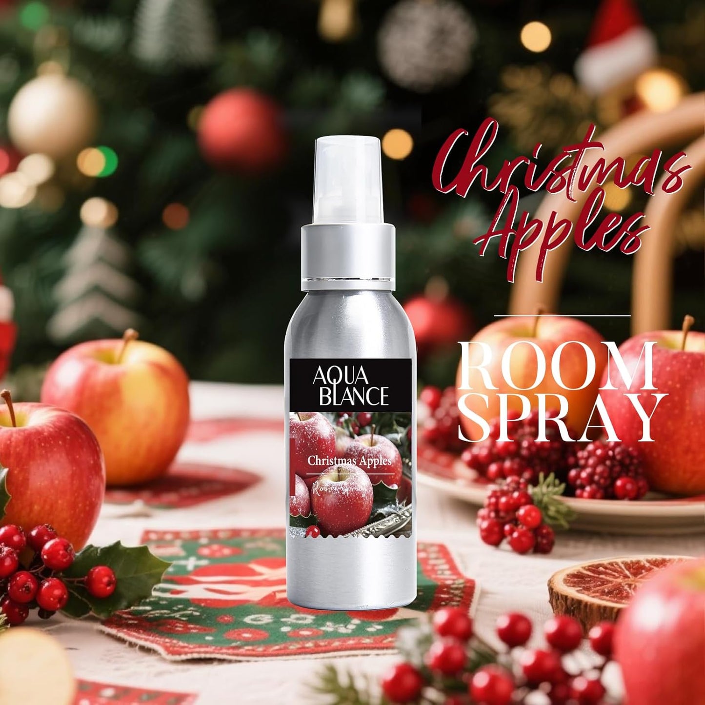 Fragrant Room Spray, Cedar, Apples, Gingerbread, 3 x 3.4 fl oz, Air Fresheners Odor Eliminator for Home, Bathroom, Concentrated Room Spray