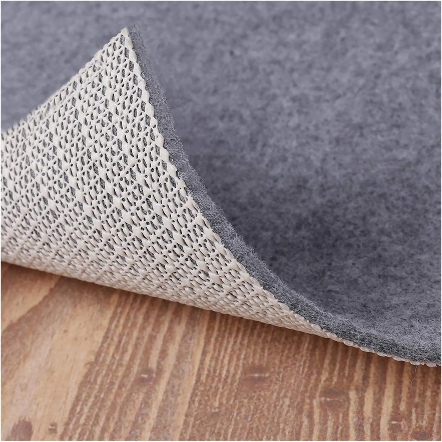Non Slip Rug Pad Grippers - Round 6x6, 1/8" Thick, (Felt + Rubber) Double Layers Area Carpet Mat Tap, Provides Protection and Cushioning for Hardwood or Tile Floors