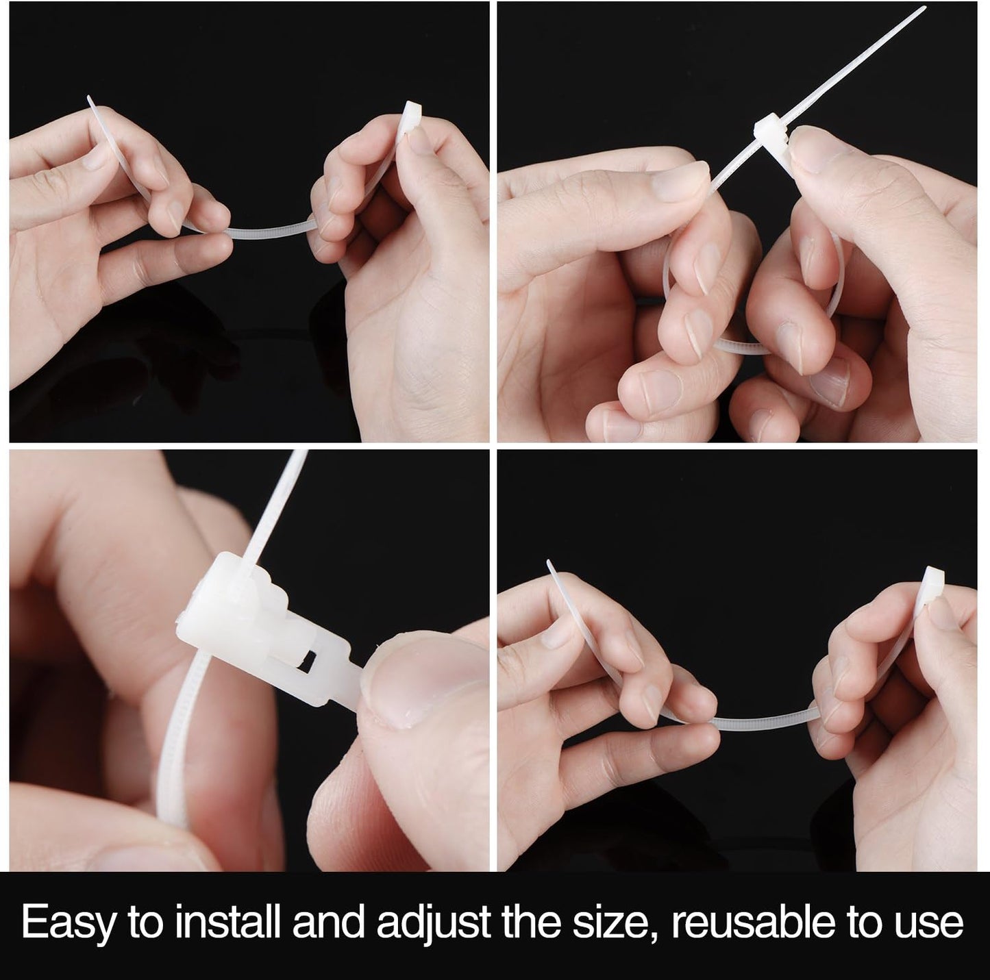 eBoot 15 Pieces Lint Traps Lint Snare Washing Machine Mesh Washer Laundry Hose Filter with 15 Pieces Cable Ties