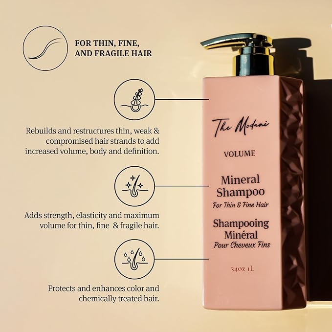 Volume Mineral Shampoo & Conditioner (34oz/1 Liter)