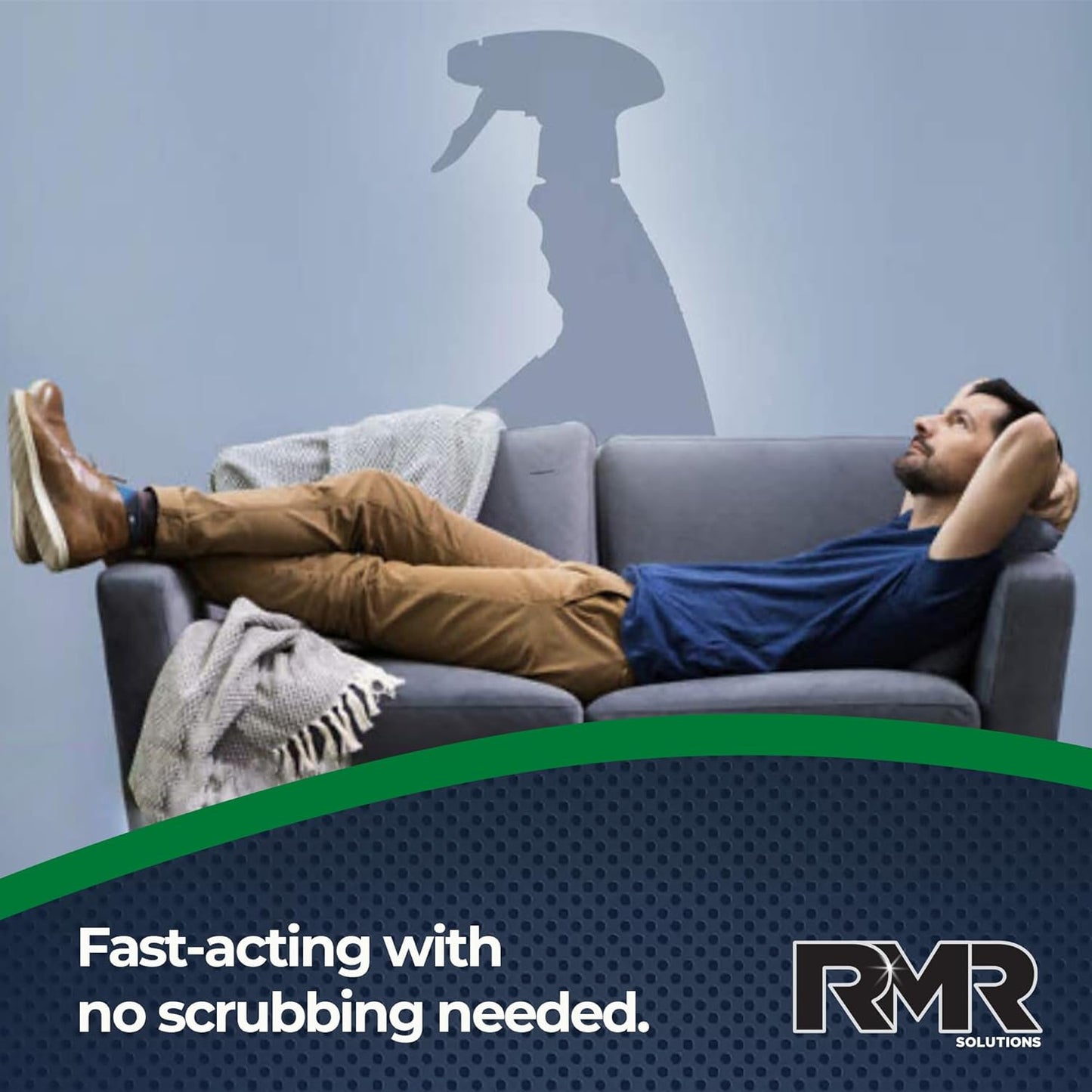 RMR-86 Instant Mold and Mildew Stain Remover Spray - Scrub Free Formula, 1 Gallon