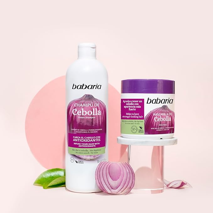 Babaria Onion Shampoo for Unisex - 23.7 oz Shampoo