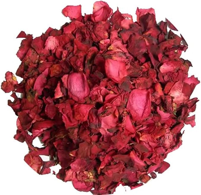 Night of Romance Giant XXLG 12 Ounce Fizzy Bath Bomb Featuring Real Dried Flower Petals by Villamonte Lane