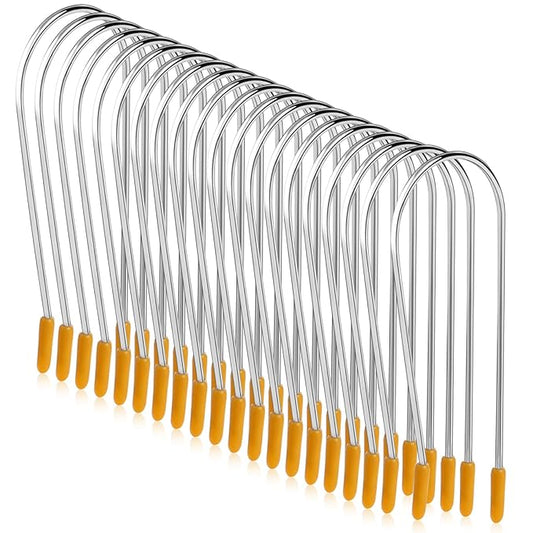 20 Pieces Hair Roller Clips and Pins Kit, Portable Travel Strong Securing Clips for Long Hair, Fit 1 Inch Rollers