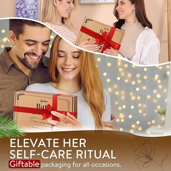 Bath Bombs for Women, 20 Pcs Natural Bath Bombs Spa Gift Set with 10 Unique Scents, Handmade Fizzies with Shea Butter for Dry Skin Moisturizing, Organic Relaxing Bubble Bath, Ideal Gift for Mom Wife