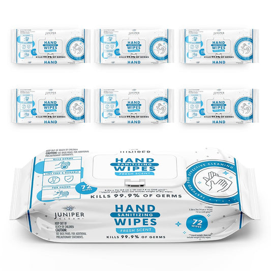 Hand Sanitizing Wipes, 432 Count Soft Flow (Pack of 6)