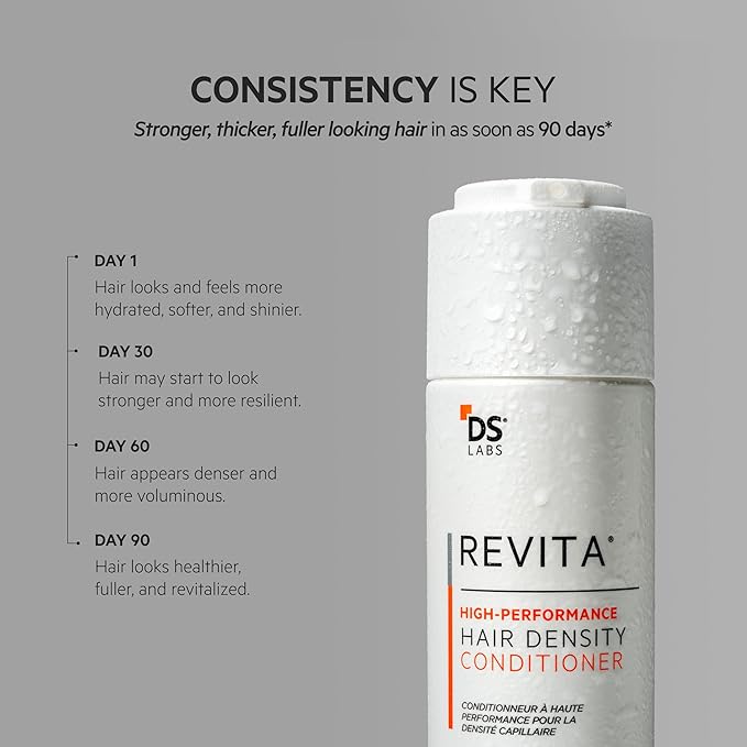 DS Labs Revita Conditioner, 205mL - Lightweight, Scalp First Hydration for Fuller Looking, Softer Hair, Thickening Appearance, Sulfate & Silicone Free, Color Safe, For Men & Women