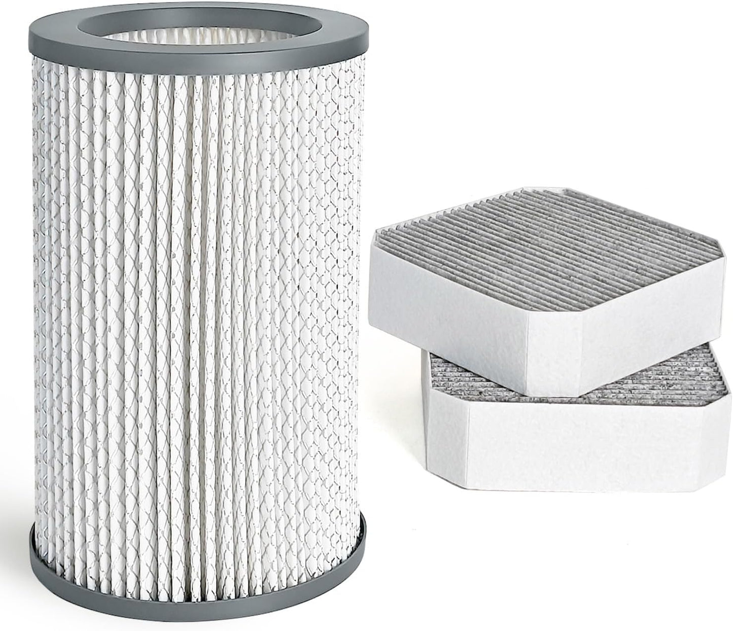 3 Pack Air Replacement Filters Set Compatible with Molekule Air Purifier, PECO Filter Replacement Include 1 Pack PECO-Filter and 2 Pack Pre-Filter