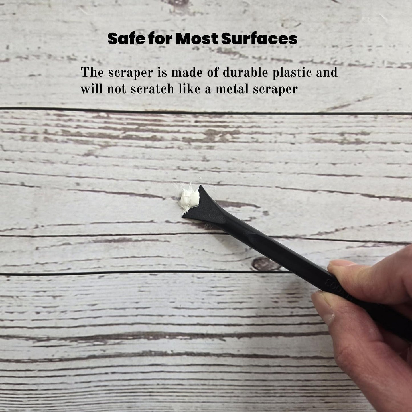 Tpyx Scraper Small Plastic Scraper Tool, Multi-Purpose Scraper Non-Scratch Cleaning Tool, Used in Narrow Spaces and Gaps, Perfect for Removing Oil Stains, Labels, Food, Dirt, Paint, Etc. (6pcs)