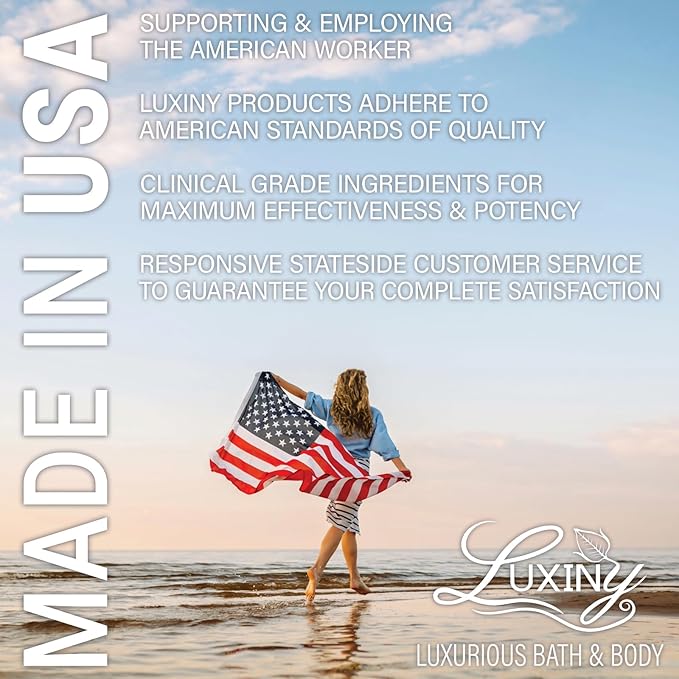 Luxiny Vegan Milk Bath Soak Made with Coconut Milk Powder & Sweet Almond Oil Which Creates A Bath Bomb Dust Soothing Fizz, 8oz (Tea Tree Mint)