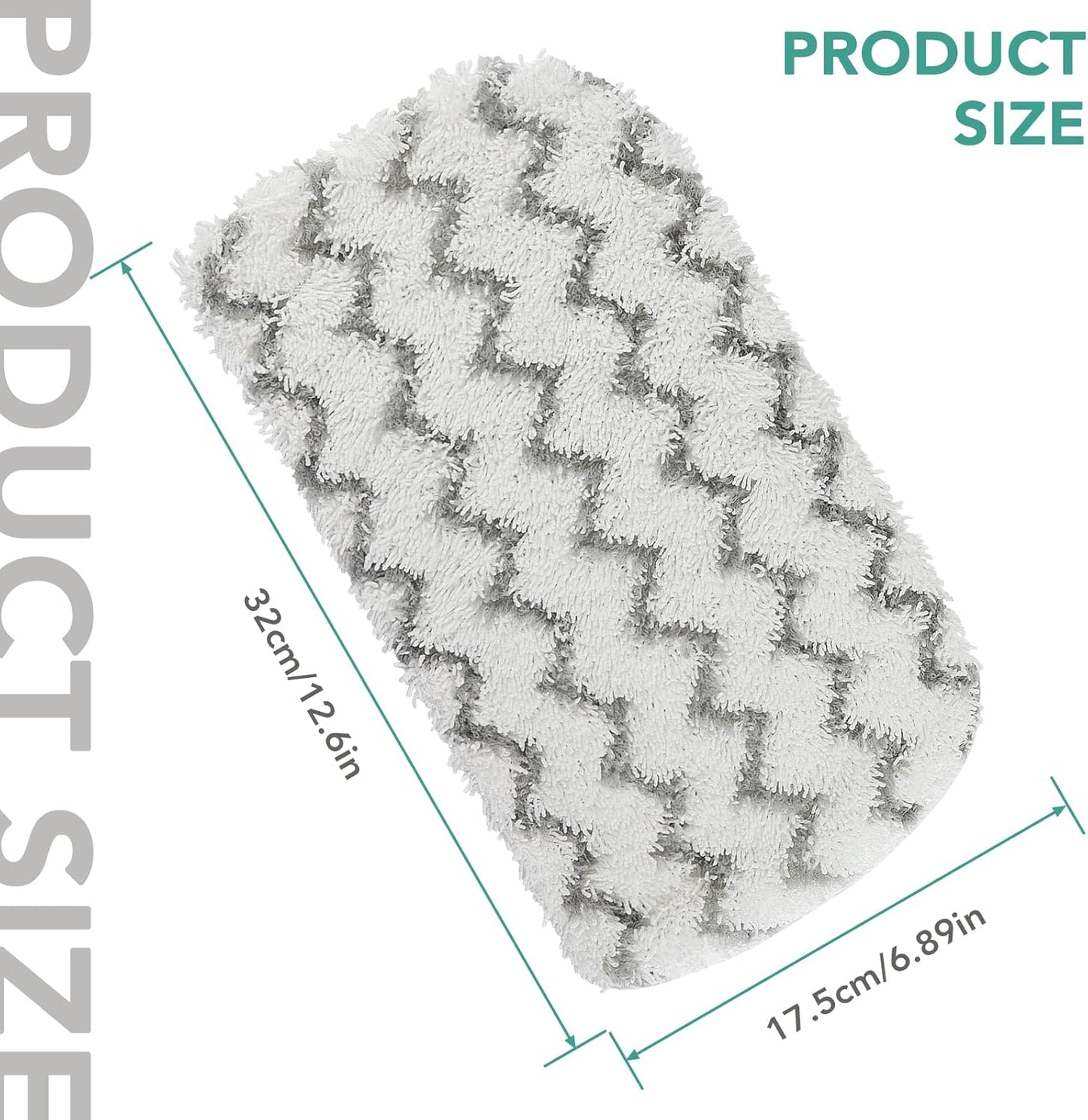 Sgizoku S1000 S2001 Steam Mop Replacement Pads for Shark Steam Mop S1000 S1000A S1000C S1000WM S10001C S1200 & S2001 SteamSpot Steam Mop - Dirt Grip, Washable & Reusable for All Floor Clean - 5Pack