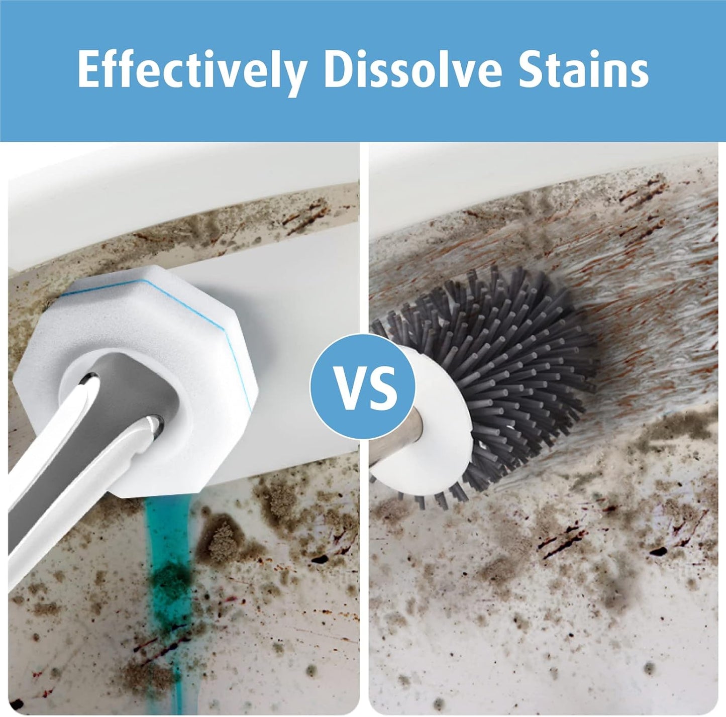 50 Count Toilet Wand Refills Compatible with Most Disposable Toilet Brush