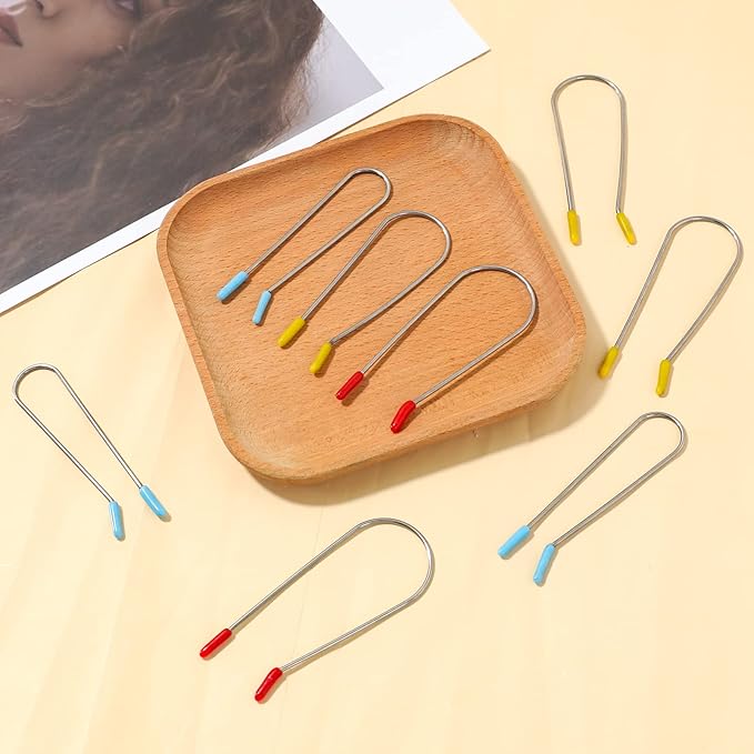 Vin Beauty Hot Curler Clips Replacement Kit, 20 Pieces Stainless Steel for Electric Rollers, Fits 1', 1", ' Size Hair Hot Rollers (8 PCS 1', 6 PCS 1", 6 PCS ')