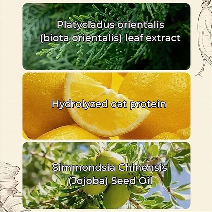 1 pc Anti Hair Loss Shampoo,Anti-hair Fall Promote Hair Growth, Rich in Various Plant Extracts Shampoo,For All Hair Types,10.55fl oz (1pc)